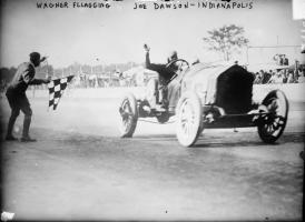 1912 Indianapolis 500 Joe Dawson winning